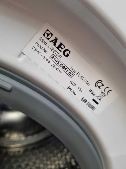 Пералня AEG L76275FL – за части, разбити лагери