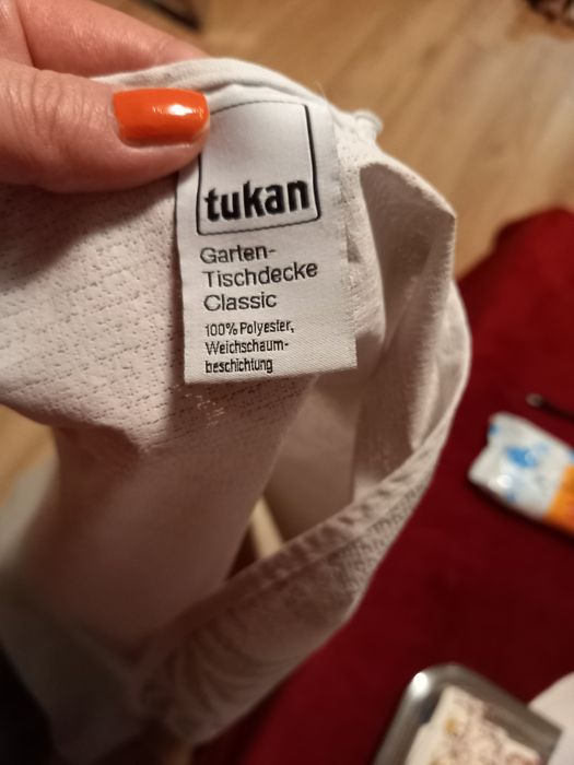 Față de masă teflonată rotundă ( impermeabilă)