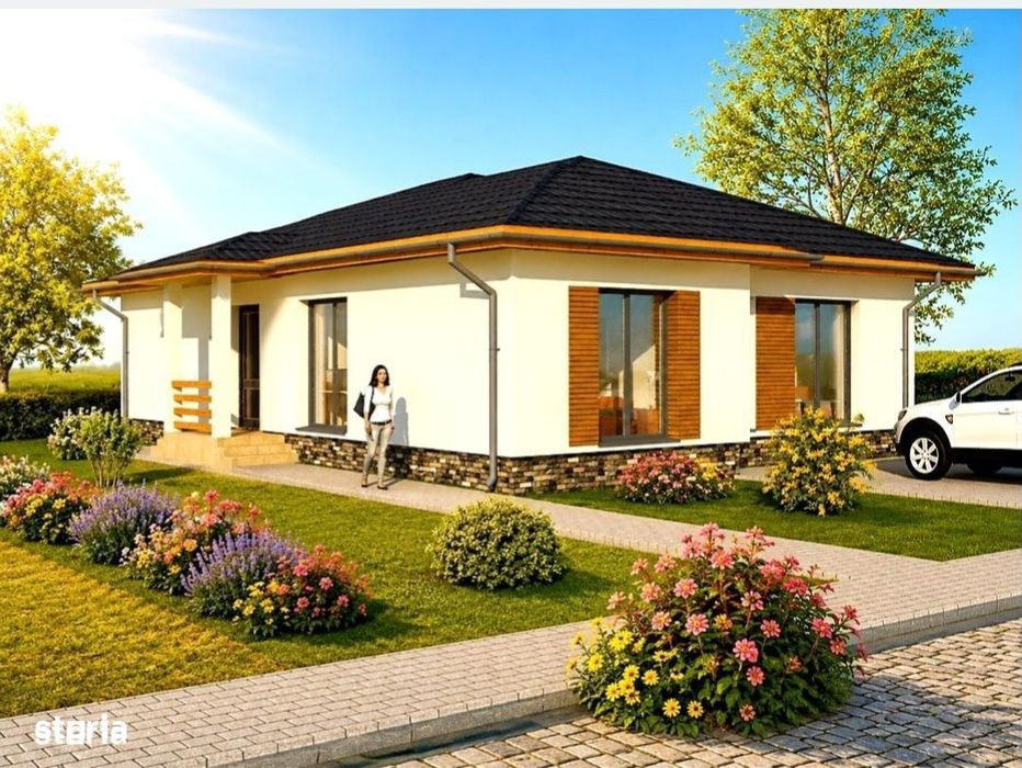 Casă pe un singur nivel la cheie, 150 mp,teren 650 mp,LIVEZENI