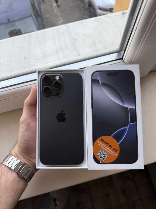 iPhone 16 Pro Max Black Titanium 256gb 91%