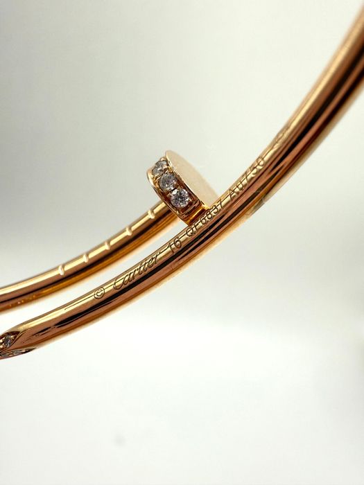 Cartier JUSTE UN CLOU 18K Rose Gold Diamond