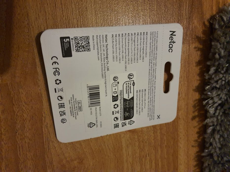 USB Flash Drive Netac 64Gb nou (sigilat)