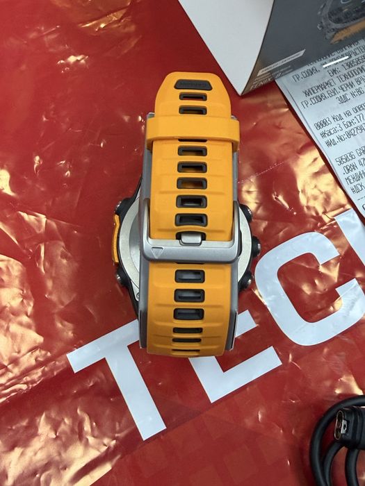 ЧИСТО НОВ 47mm Garmin Fenix 8 Гаранция Технополис 2028г. Spark Orange