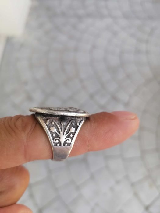 Сребарен пръстен  23гр диаметър халка20мм