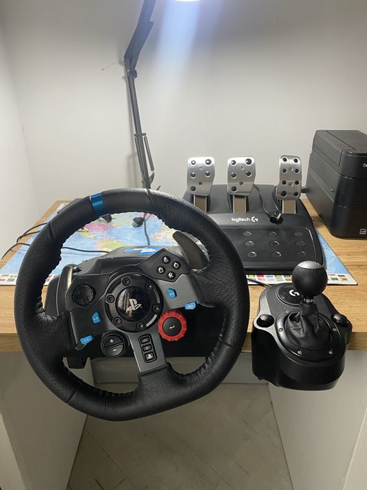 Logitech G29 + shifter, cu cutia originala, stare perfecta