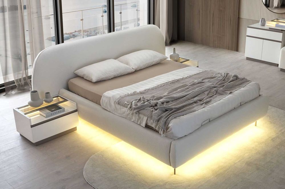 Тапицирано легло  с механизъм