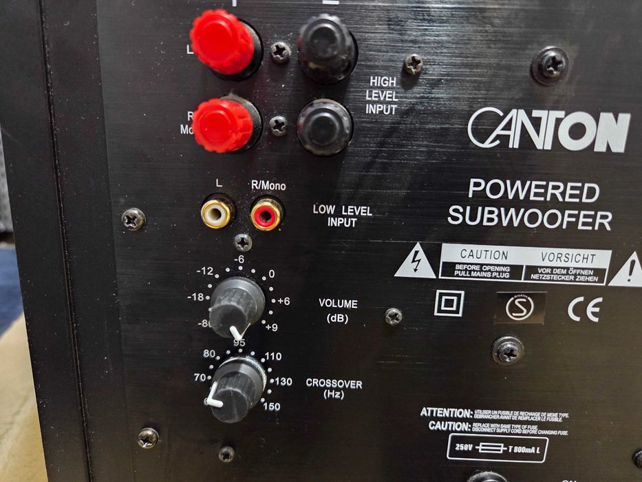 Subwoofer Audio Activ Canton AS CD 102 Statie Interna pt El