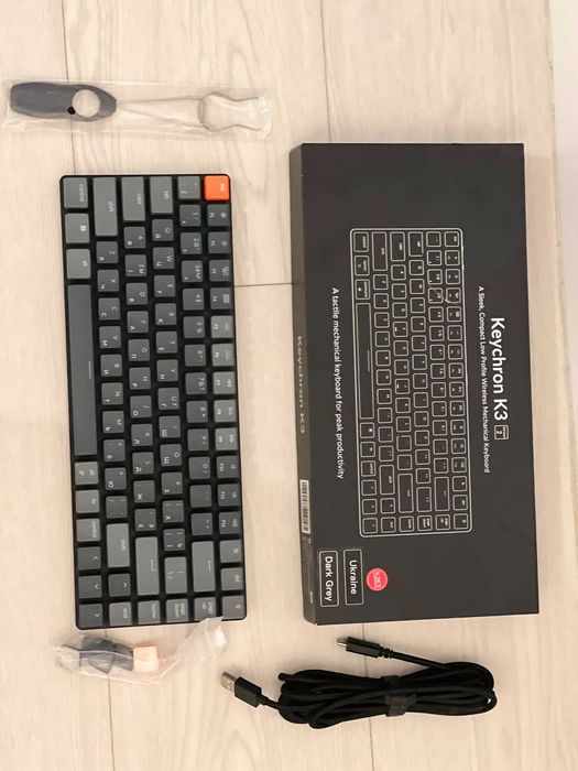 Tastarura Mecanica Keychron K3 (Brown Switch , toate accesoriile originale incluse)