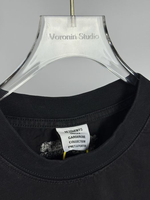 VETEMENTS Rhiatones T-shirt | Vetements Tricou cu Strasuri