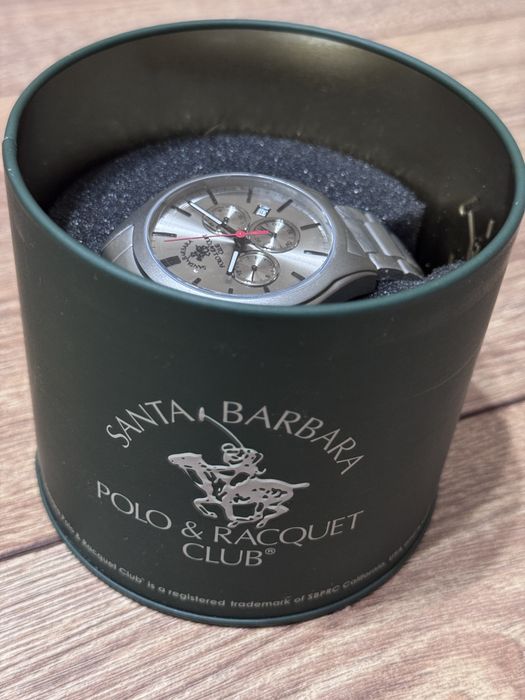 Ceas Santa Barbara Polo&Racquet Club Nou-Argintiu