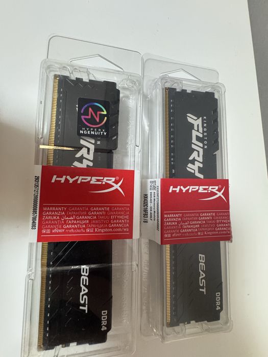 ОЗУ  16GB DDR4 3600 mhz Kingston Fury