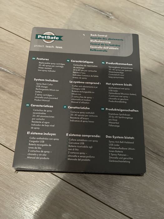 Zgarda anti-latrat cu spray petsafe