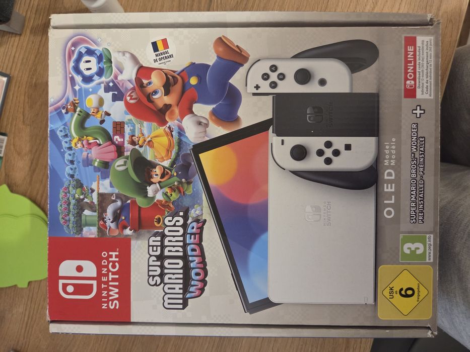 Nintendo Switch OLED ca nou, in stare perfecta. FC 26 Cadou. CITIȚI DESCRIEREA