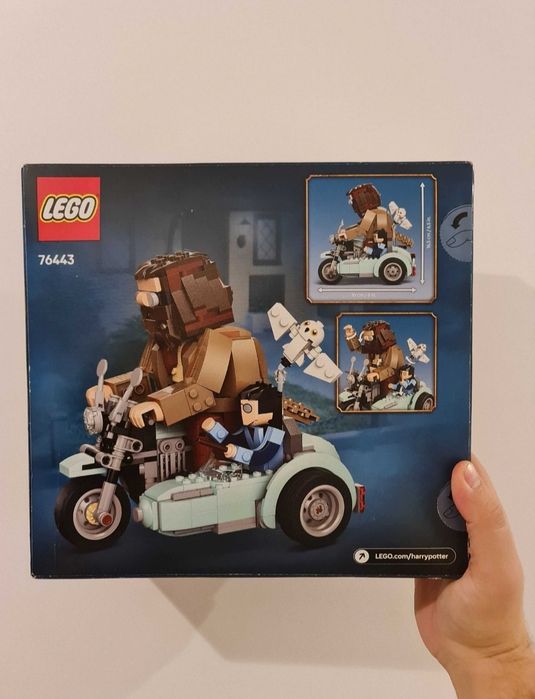 Joc nou LEGO city Harry Potter Hagrid tura cu motocicleta 76443