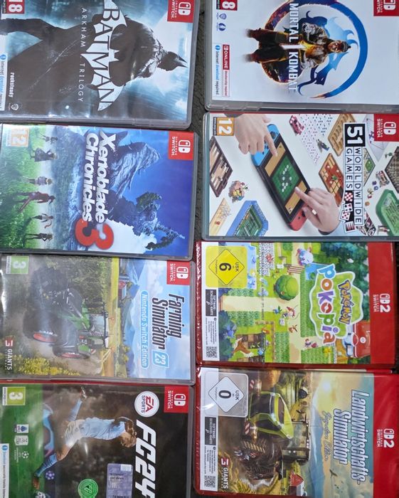 Nintendo switch Mario pokemon farming mortal gta fifa