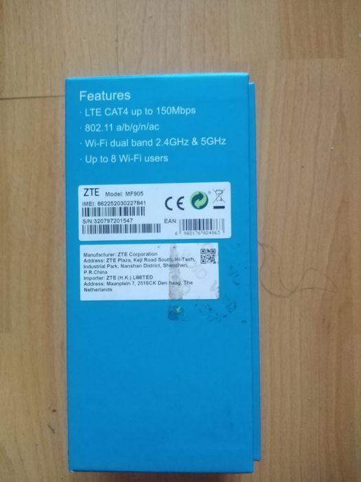 Modem Wi Fi Auto ZTE MF905