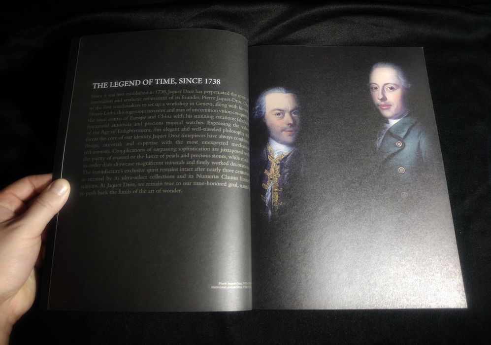 Jaquet Droz. Эксклюзивный Каталог Часов. Швейцария