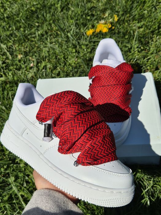 Nike air force 1 rope red Lanvin