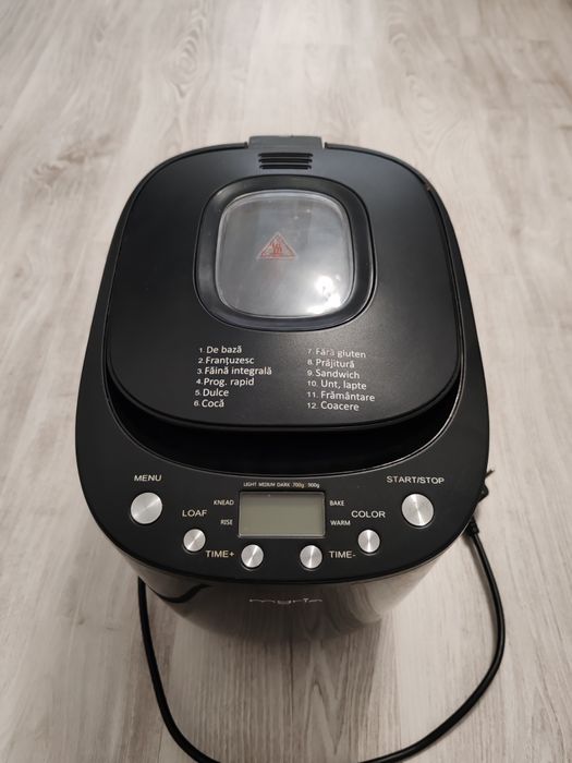 Masina de paine Myria MY4014BK, 900 grame, 12 programe, 550W, negru

Estimat livrare în: Braşov

Ridicare personală din:
easybox Star
începând de Mier