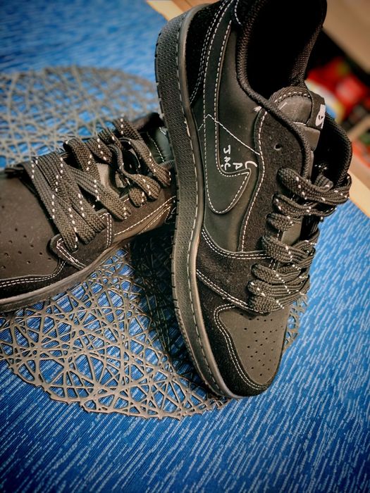 Air Jordan 1 Low x Travis Scott 'Black Phantom'