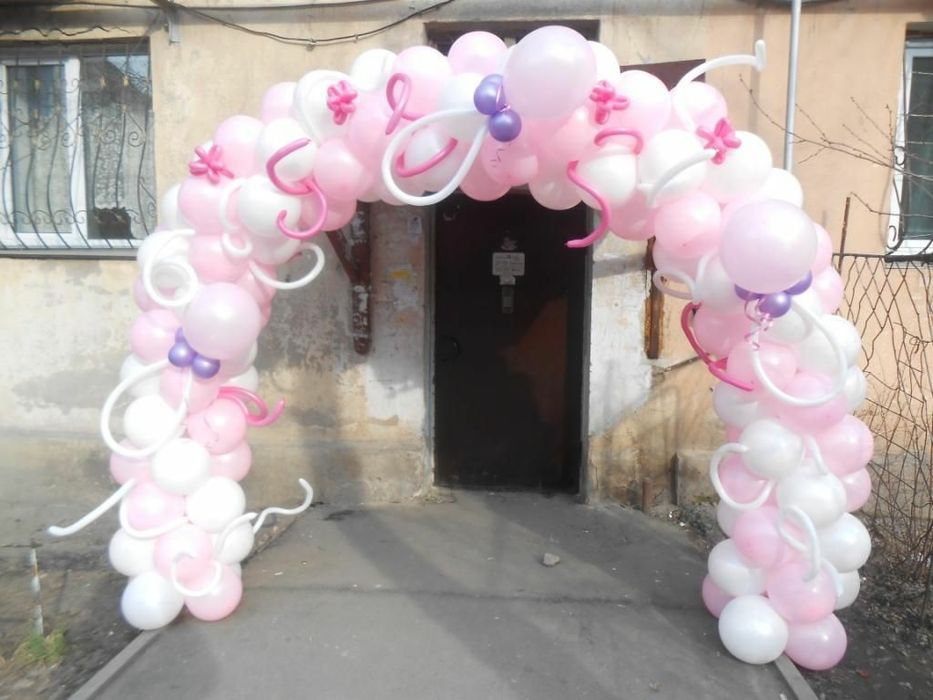 Оформление шаров. Воздушные арки для вашего праздника!