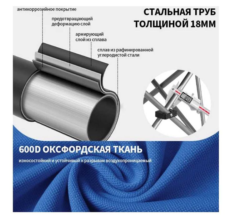 Кресло-качалка складное-80x53x63 см Груз-120см Доставка бесплатно