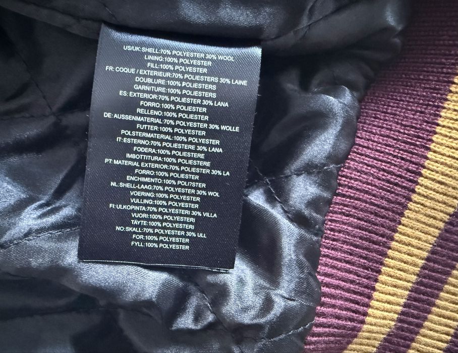 HUF x Miles Davis Pangaea Varsity Jacket ОРИГИНАЛНО мъжко яке - L