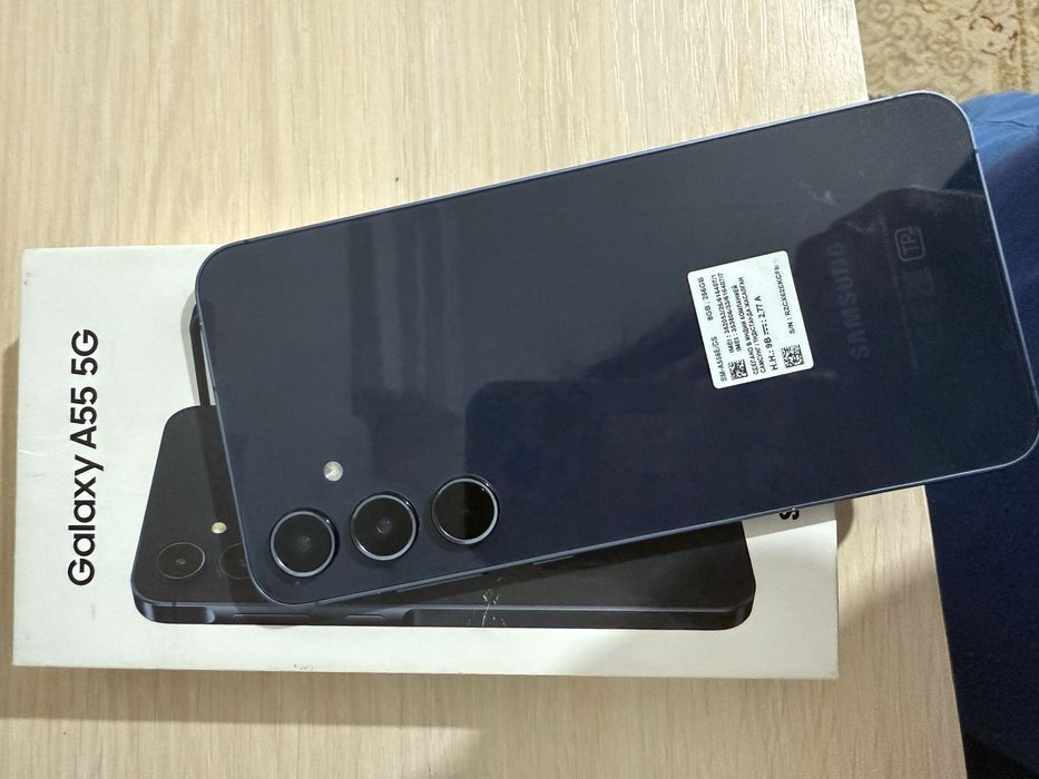 Темно синий Самсунг А55