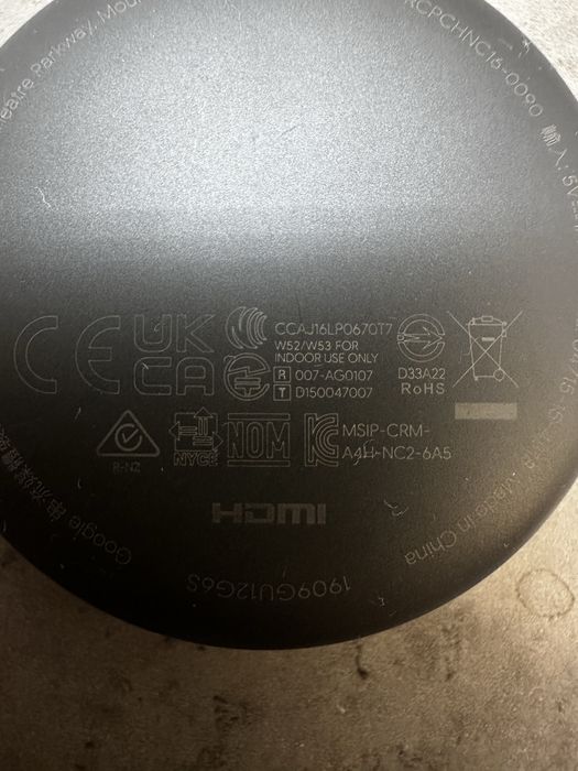 Gogle Chromecast 3rd gen - Original