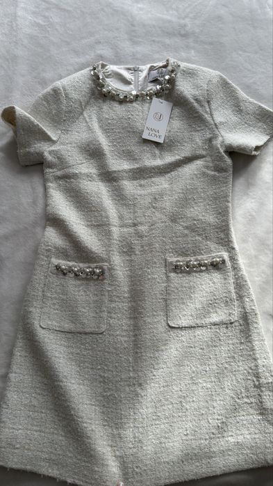 Рокля Букле с перли