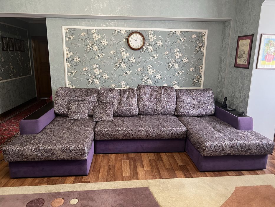 Диван раскладной с ящиками б/у