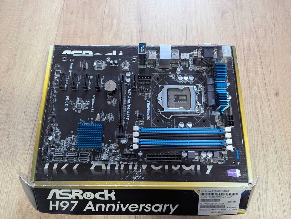 Placa de baza ASRock H97 Annyversary DDR3 LGA 1150 _ DEFECTA