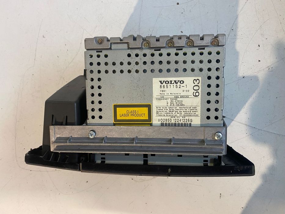 Casetofon unitate radio CD player Volvo S60 V70 2001-2009 8651152-1 HU-603 36050078