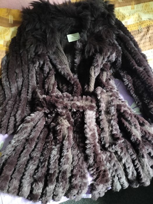 Cardigan blana naturala