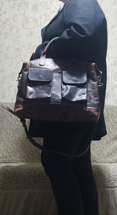 Сумка из воловьей кожи