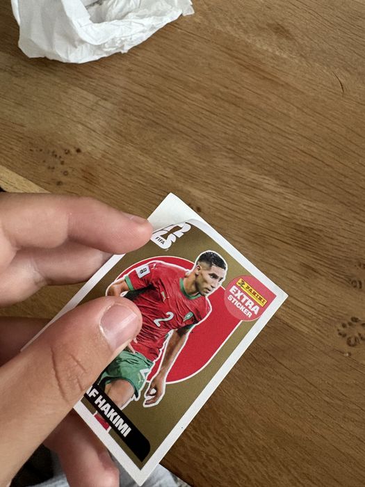 Extra stiker fifa world cup 2026 GOLD HAKIMI