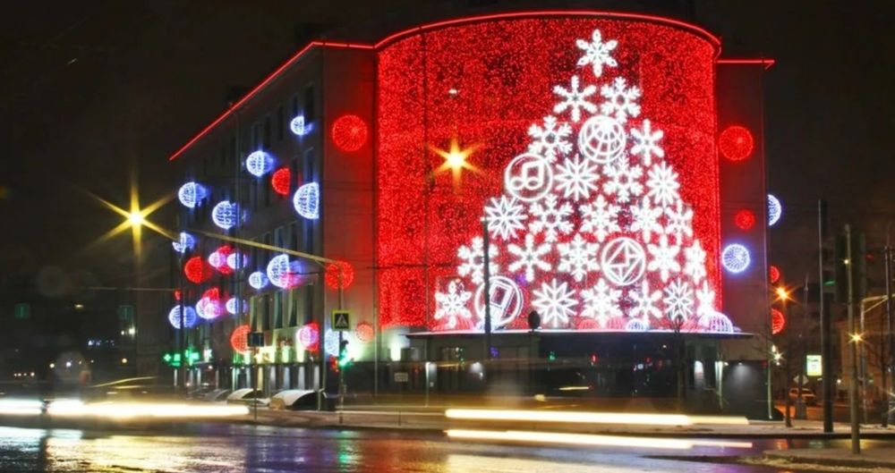 Новогодние оформление