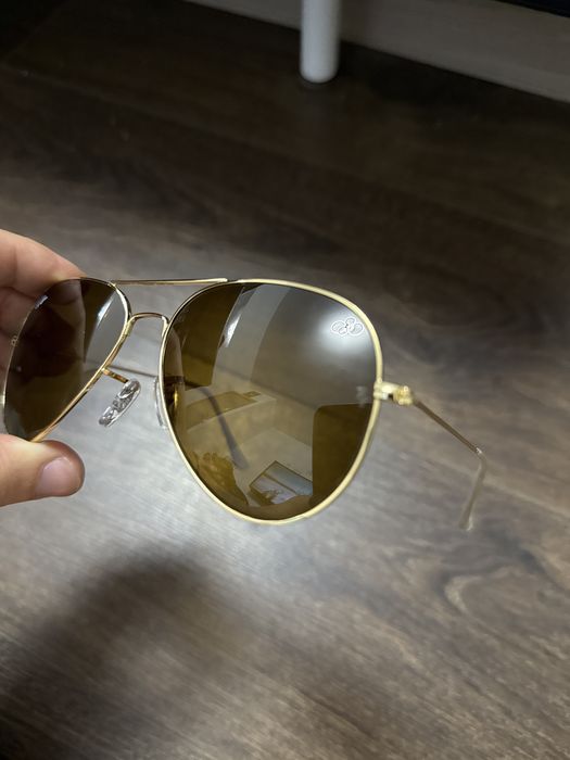 Ochelari de soare Ray Ban Aviator Gold Premium