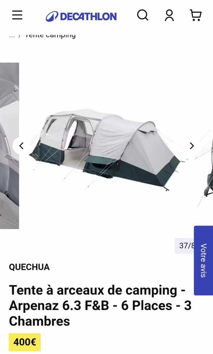 Cort camping de 6 persoane