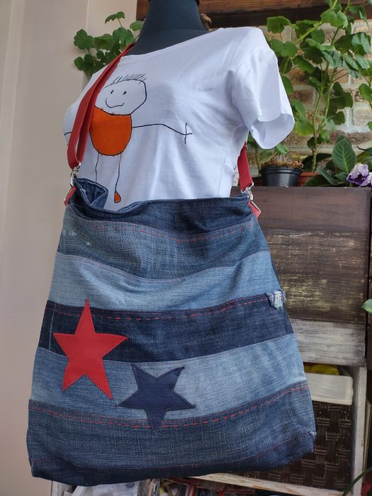 Чанти и раници от дънков плат