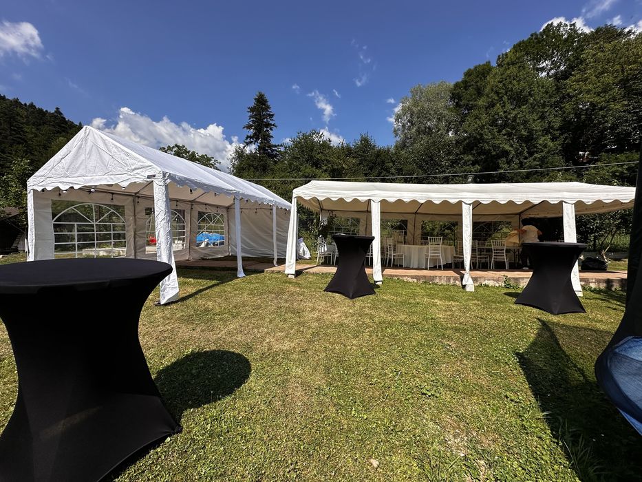 Corturi, mese si scaune de inchiriat pentru evenimente in aer liber