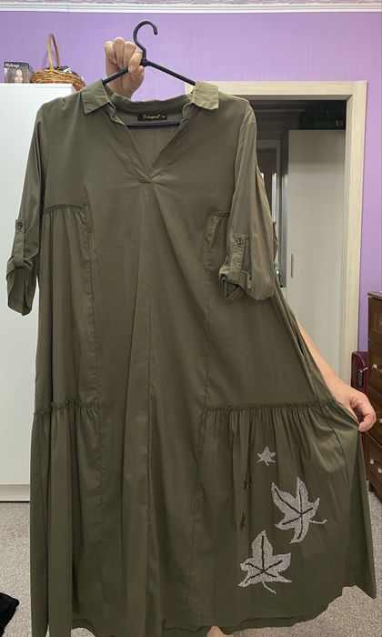 Платья, велюр, хлопок 52 размер