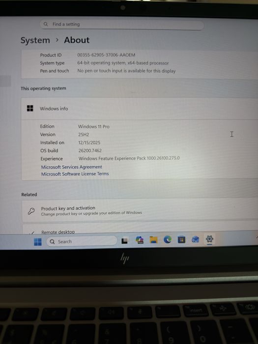 HP Elitebook 845 - G8 Notebook - 256 GB