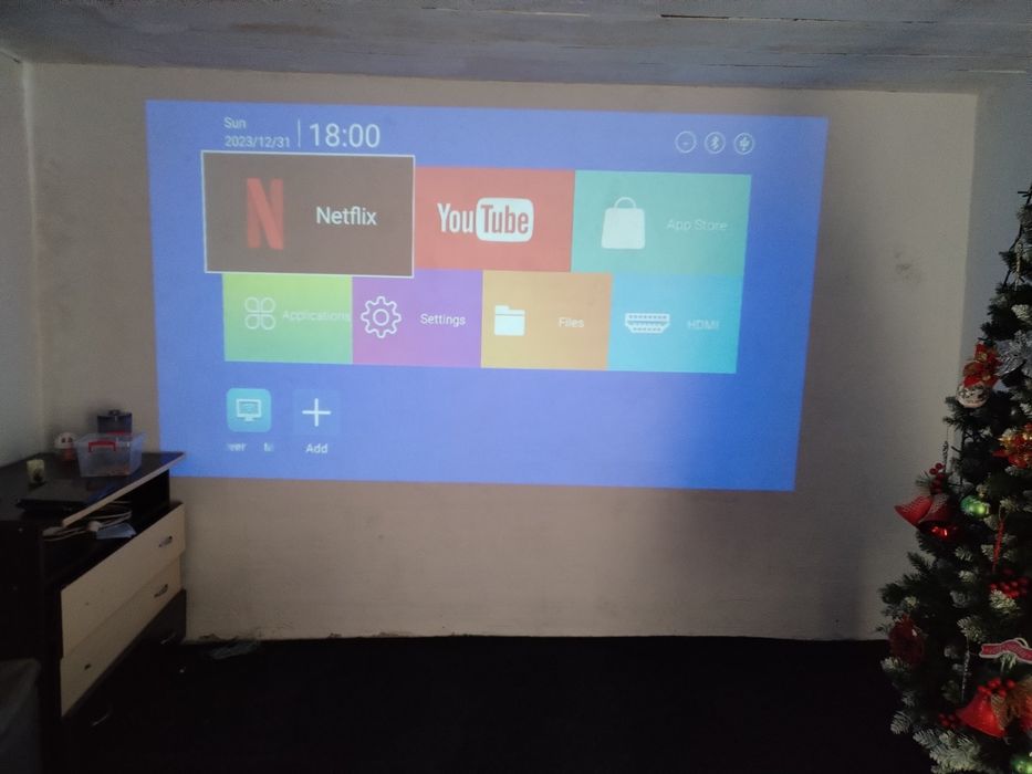 Proiector led video 4k hy320mini