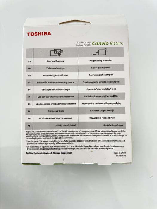 HDD External Toshiba 2 TB