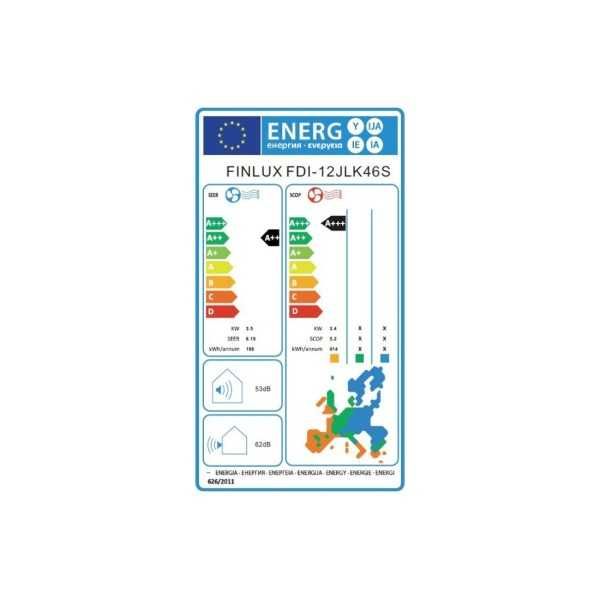 Климатик Finlux FDI-12JLK46S