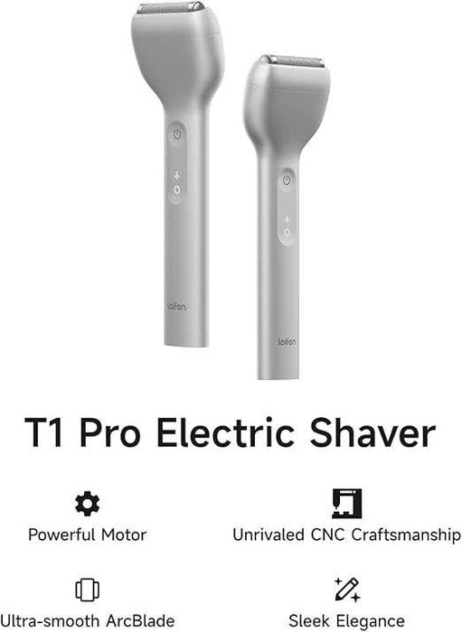 Електрическа самобръсначка Laifen T1 Pro, с 3 накрайника, 120 мин. , водоустойчива IPX7