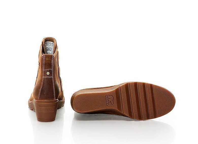 %ПРОМО%до 30.10!SOREL® № 36/37 – Дамски боти ест. велур с скосена плат