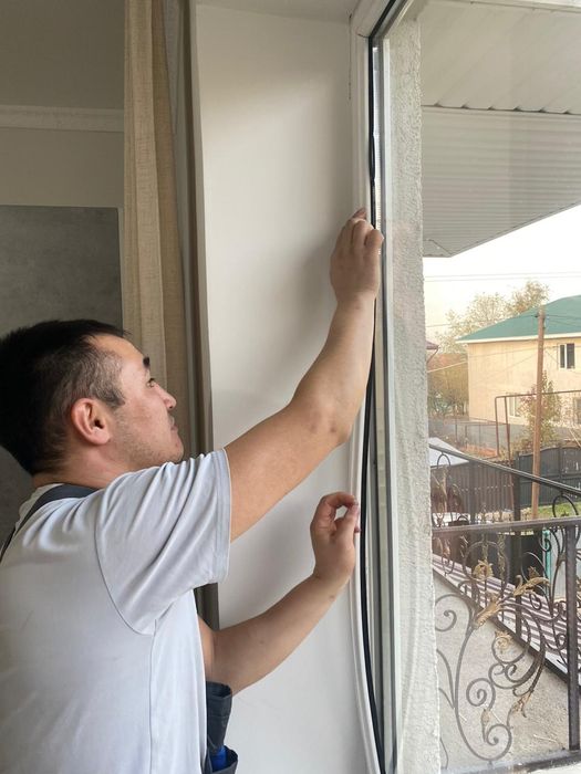 Ремонт пластиковых окон Москитные сетки Плиссе Алматы