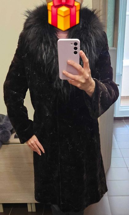 Haina de blana naturala de vizon